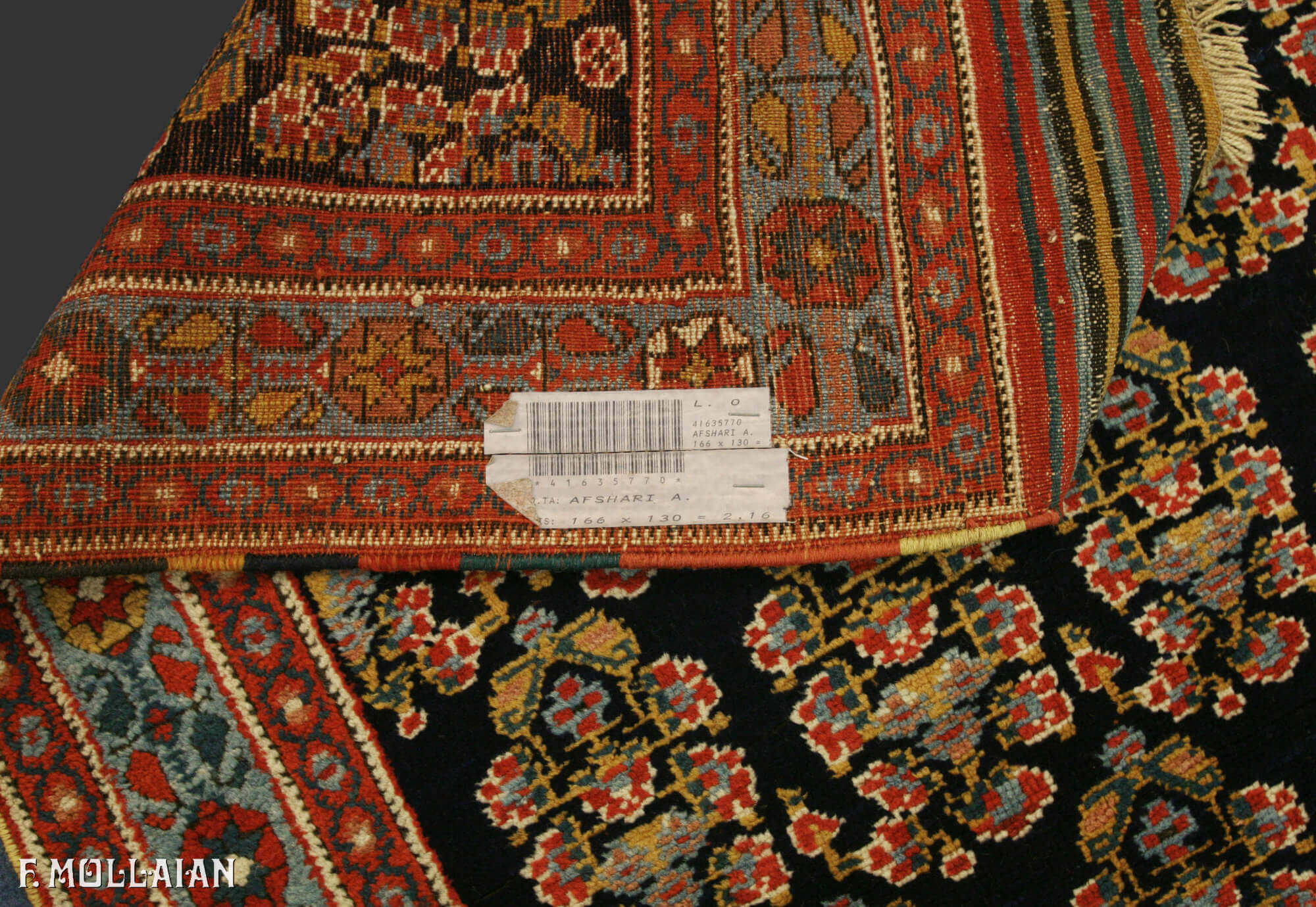 Antique Persian Afshari Rug n°:41635770